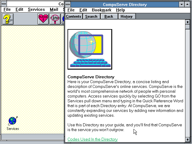 CompuServe Information Manager 1.0.5 for Windows - Help