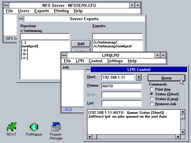 NetManage Chameleon NFS 4.01 - Unix