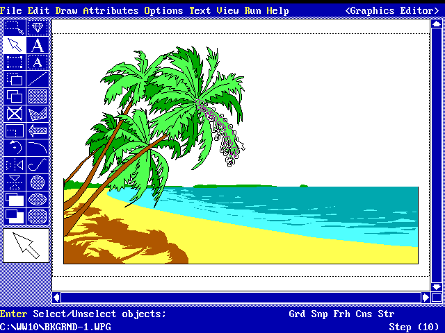 WordPerfect Works 1.0 - Graphics Editor