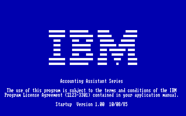 IBM Accounting Assistant Series - IC Splash 1