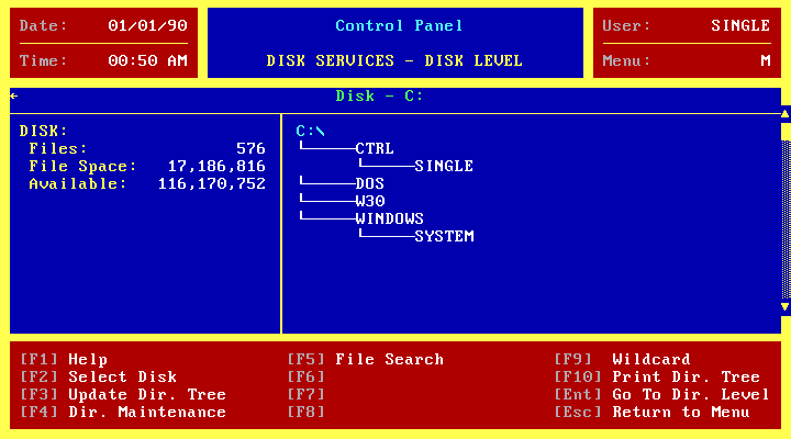 Control Panel I - File Manager