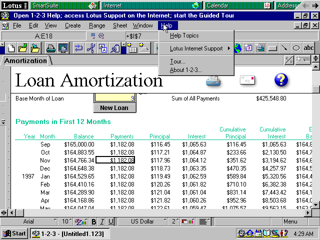 Lotus SmartSuite 97 - 123