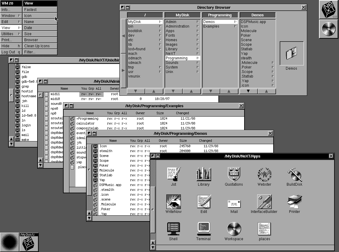 Nextstep 0.8 - Desktop