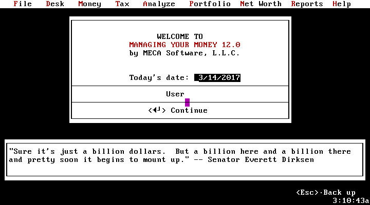 Winworld Managing Your Money 120 - 