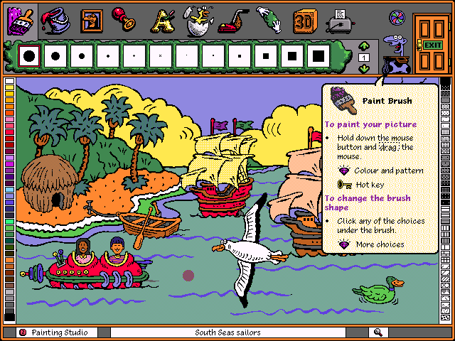 Find Artist Window Computer WinWorld: Microsoft Fine Artist 1.x