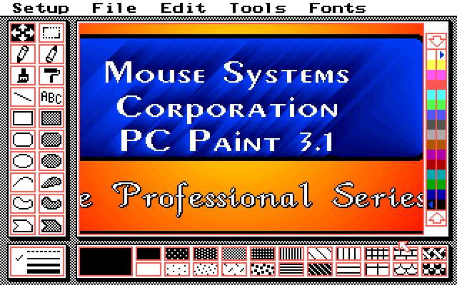 WinWorld: PC Paint 3.x