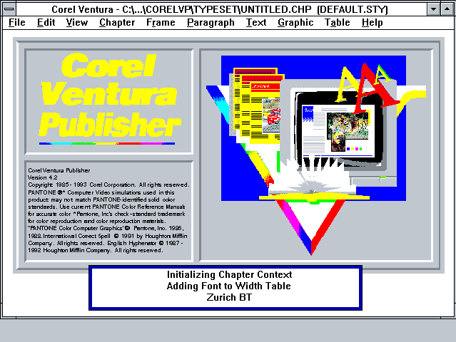 WinWorld: Ventura Publisher 4.2