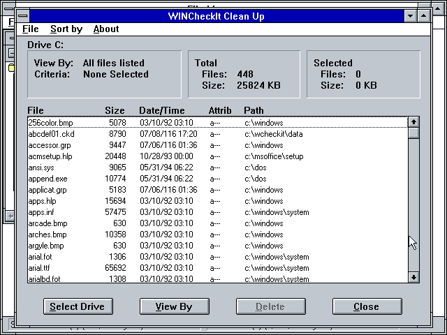 WinWorld: WINCheckIt 2.0