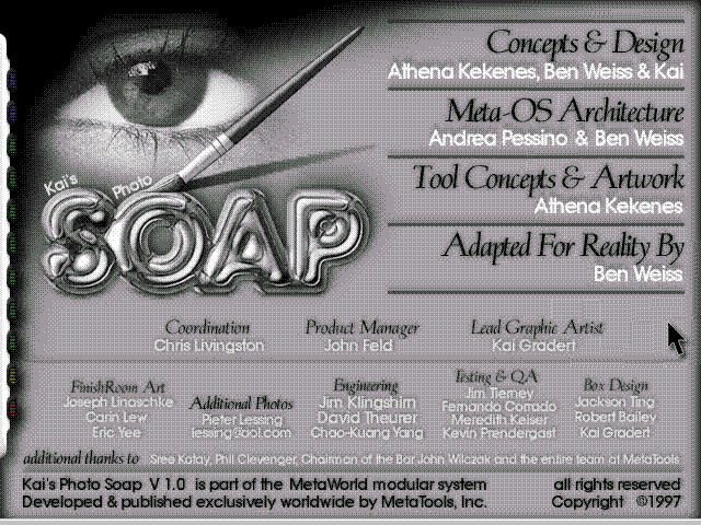 Kais Photo Soap 1.0 - About