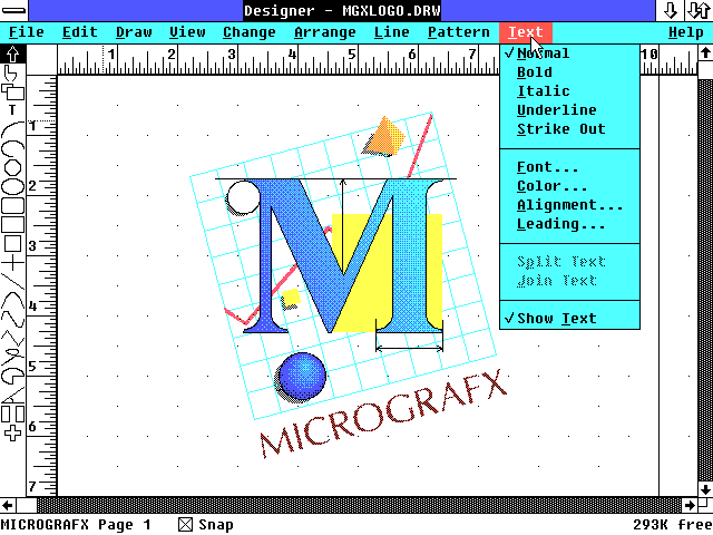 Micrografx Designer 2.0 - Edit