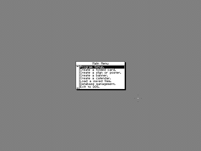 PrintPower Pro - Menu
