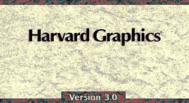 Harvard Graphics 3.0 - Splash