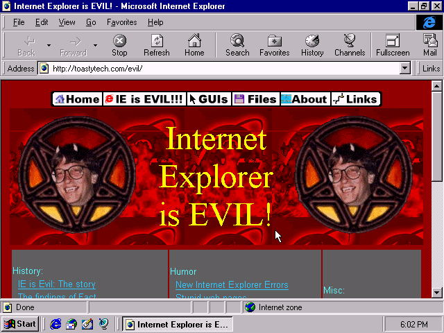 Microsoft Internet Explorer 4.0 - Browsing