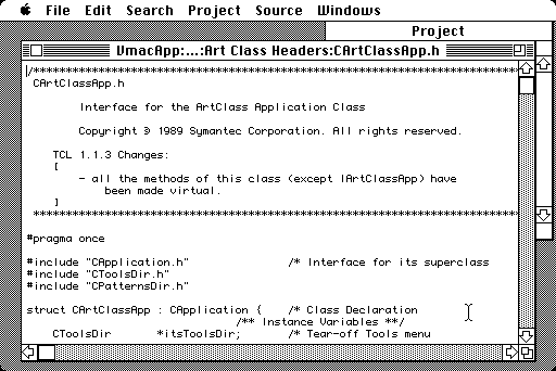 Symantec CPP 6.0 for Macintosh - Edit