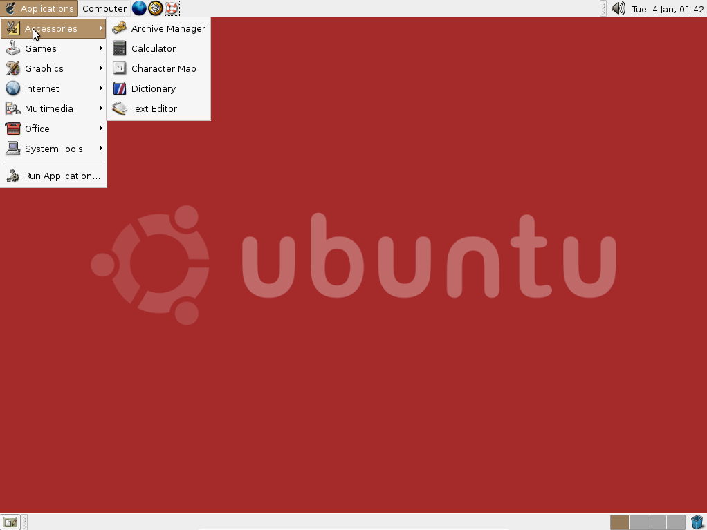 Ubuntu 4.10 - Desktop
