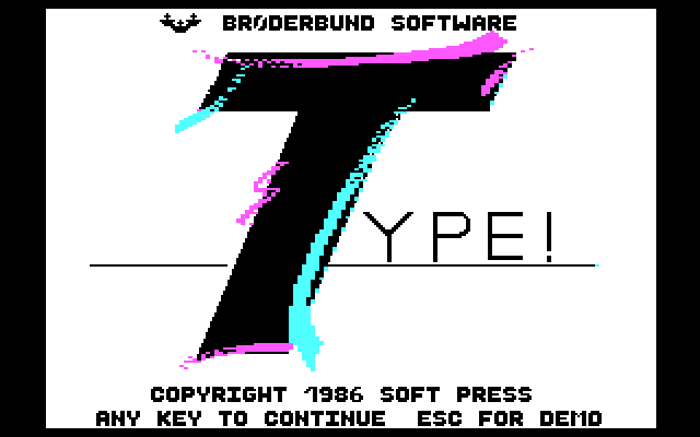 Broderbund Type 1.1 - Splash