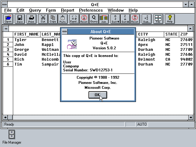 Pioneer Q Plus E 5.0.2 - About