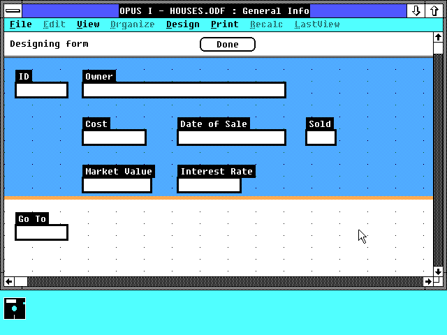 Opus I 2.04 - Form