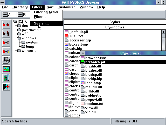 Pathworks Browser 1.0 - File Manager
