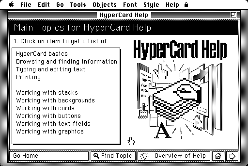 HyperCard 2.1 - Help