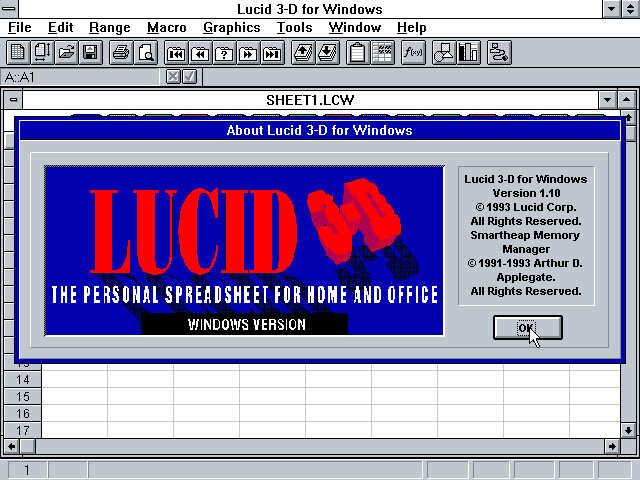 Lucid 3D 1.1 for Windows - About