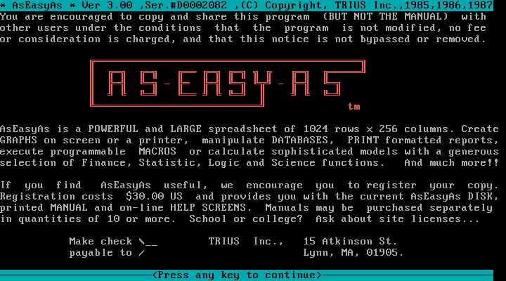 As Easy As 3.0 - Splash