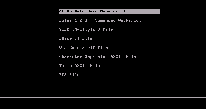Alpha Three 1.0 - Import Export