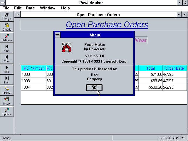 PowerMaker 3.0 - About