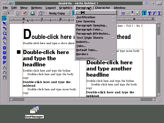 GeoPublish 2.01 - GeoWrite