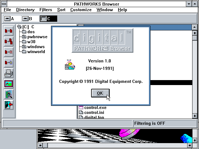 Pathworks Browser 1.0 - About