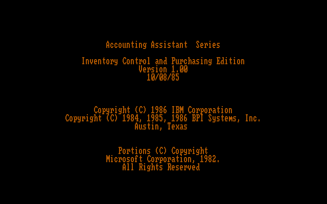 IBM Accounting Assistant Series - IC Splash 2