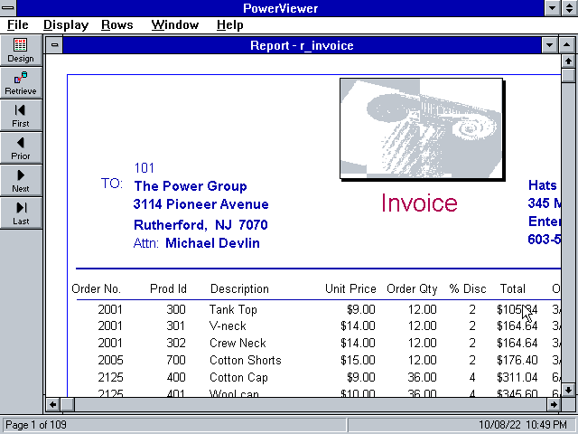 PowerViewer 3.0 - Report