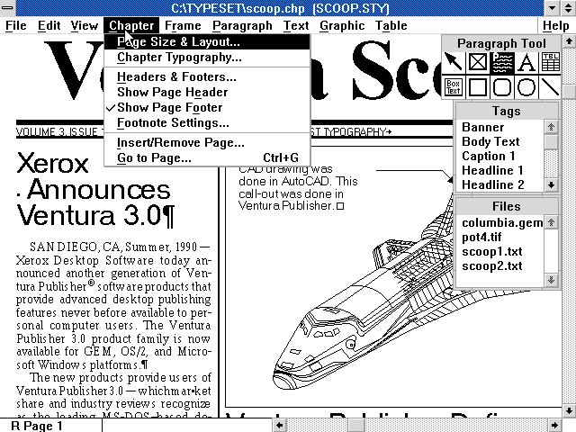 Ventura Publisher 3.0 for OS2 - Document