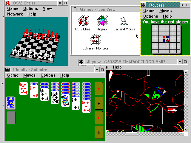 IBM OS2 2.0 - Games