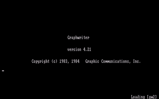 Graphwriter 4.21 - Splash