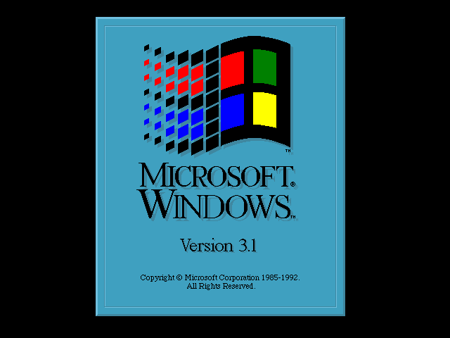 Microsoft Windows 3.1 - Splash