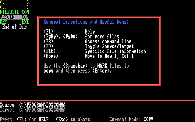 Protec 3.00 - File manager