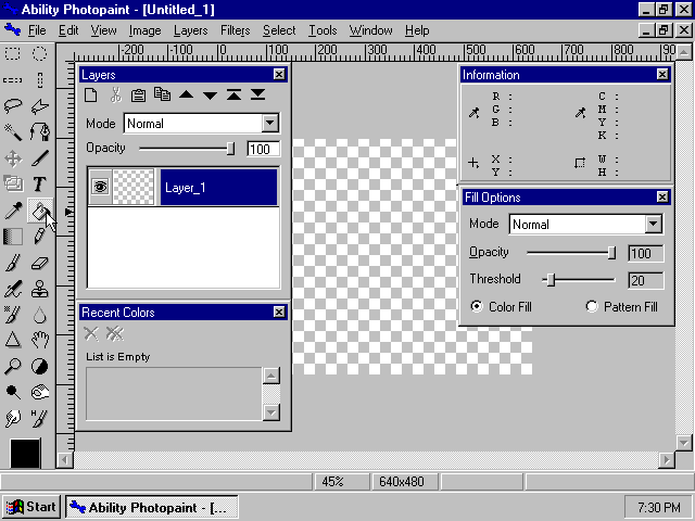 Ability Office 2002 for Windows - Photopaint