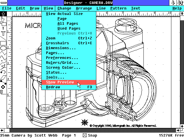 Micrografx Designer 3.01 - Outline