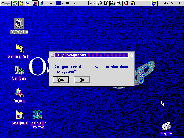 Shutting Down OS/2