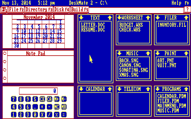 Choisir un micro 8bit en 1982-84... - Page 2 Personal-deskmate-2-ae0fbabe679a12df9a99f69a2ce89433-Personal%20DeskMate%202%20-%20Desktop