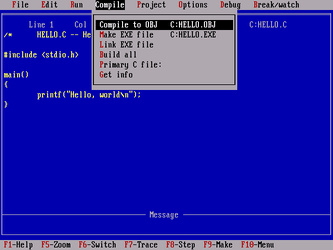 Borland Turbo C 2.x - Stats, Downloads and Screenshots :: WinWorld