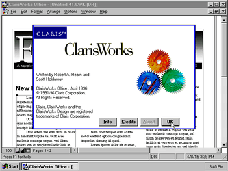 clarisworks 5 for windows clarisworks 5 for windows