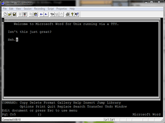 Microsoft Word 5.x (UNIX) - Stats, Downloads and Screenshots :: WinWorld